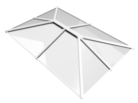 2000 x 2250 mm Stratus Aluminium Roof Lantern Style 4 (Traditional).