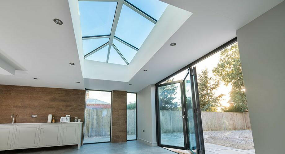 1500 x 2500 mm Stratus Aluminium Roof Lantern Style 4 (Traditional).